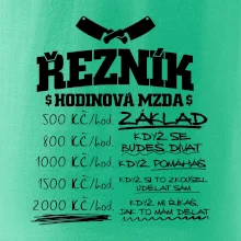 Hodinová mzda řezník