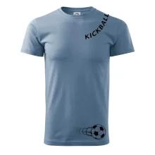 Kickball nápis šikmo