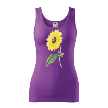 Slunečnice otočená