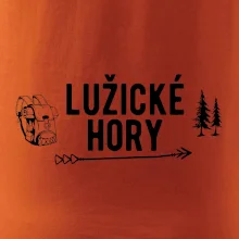 Lužické hory nápis