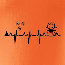 EKG Vánoce Vločky a sob