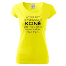 Chtěla jsem k Vánocům koně