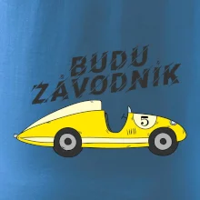 Budu závodník žluté  auto