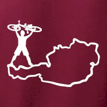 Cyklista - Mapa Rakouska