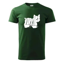 Jorkšírský teriér - Yorkie - Nápis v těle Jorkšírský teriér - Yorkie - Nápis v těle