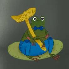 Žába s houbou  (studio-arte.cz)