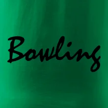 Bowling nápis psací