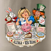 Alenka v říši dluhů čajový dýchánek státního rozpočtu