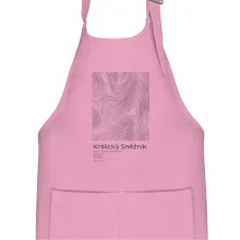 Králický Sněžník - vrstevnice v obdélníku