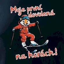 Moje první dovolená na horách hnědá  liška