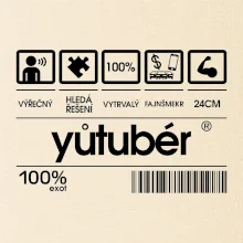 Čárový kód - youtuber