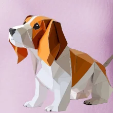 Bígl slepený z papíru