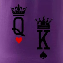 King & Queen logo na prso
