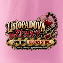 Listopadová žena pozor občas štípe