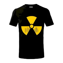 Radioaktivita - silueta města