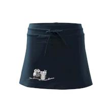 Dvě sovy abstraktní