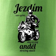 Silniční motorka - jezdím tak rychle, aby mi můj anděl strážný stačil