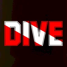 Dive nápis vlajka