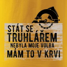 Stát se truhlářem nebyla moje volba