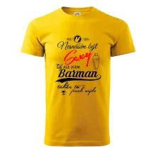 Nesnáším být sexy - nápis - barman / barmanka Nesnáším být sexy - nápis - barman / barmanka