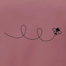 Dráha letu včely - smyčka