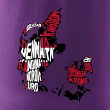 Mapy - názvy měst - Dánsko