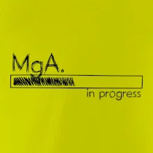 In progress titul MgA.  magistr / magistra umění