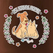 Kočka a pes best friends