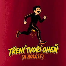 Běžecké tření tvoří oheň