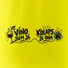 Víno jsem já a kolaps je ona