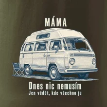 Máma dnes nic nemusím jen vědět kde všechno je obytný mikrobus
