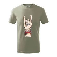 Rocková ruka s náramkem