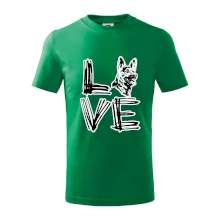 Německý ovčák love