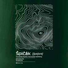 Špičák - vrstevnice v obdélníku