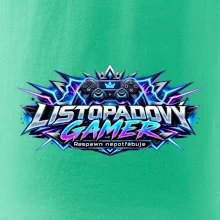 Listopadový gamer s neonovým herním ovladačem