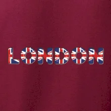 Nápis London vlajka