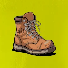 Turistická narozeninová bota 40