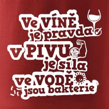 Ve víně je pravda, v pivu síla, ve vodě bakterie