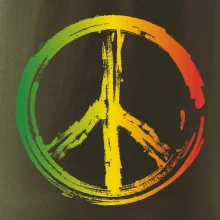Peace symbol paint