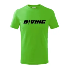 Diving nápis potápěč