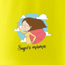 Kreslený obrázek Super máma