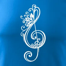 Houslový klíč kytky