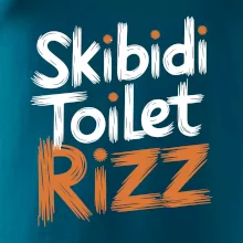 Skibidi Toilet Rizz nápis