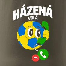 Karikatura házená volá