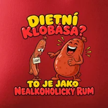 Dietní klobása jako nealkoholický rum