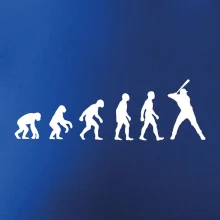 Evoluce baseball pálkař nápřah