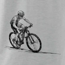 MTB kreslený cyklista MTB kreslený cyklista