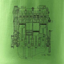 Motor Škoda/ VW 1.9L  TDI ze předu