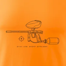 Minimalistický marker stay low shoot straight