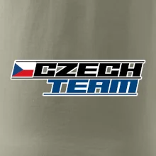 Czech team s vlajkou - Mistrovství světa v ledním hokeji 2025